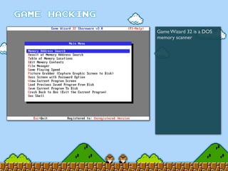 Game Wizard 32 is a DOS
memory scanner
 