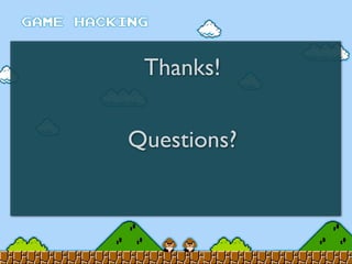 Thanks!
Questions?
 