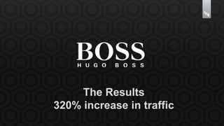 The Results 
320% increase in traffic 
 