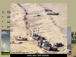 POSLEDICE
1. Opšte meteorološke promene:
• olujni vetrovi
• suše i opadanje prinosa biljaka
• poplave
 