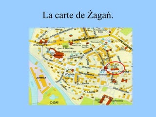 La carte de Żagań. 