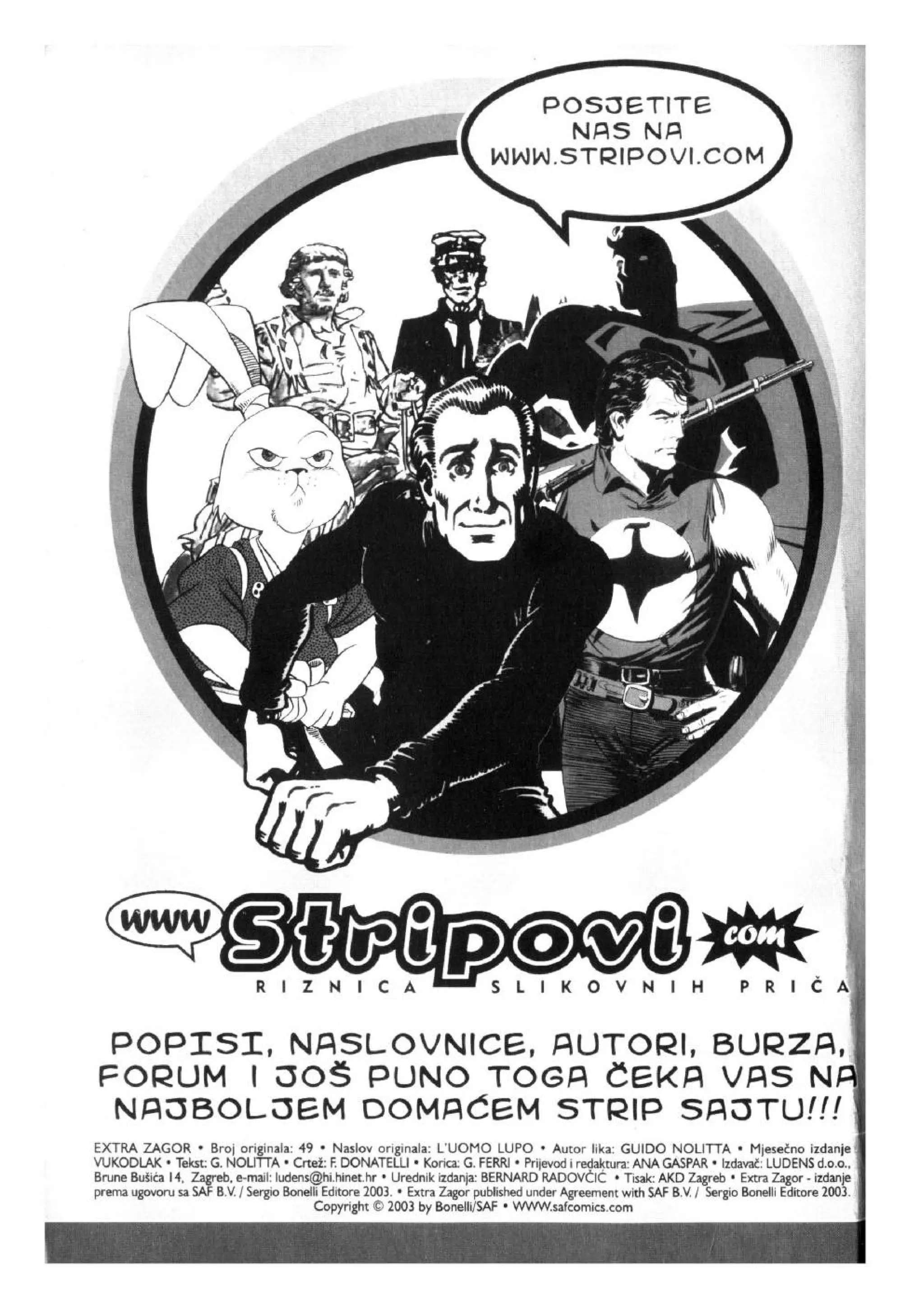 Zagor Extra 087 - Vukodlak