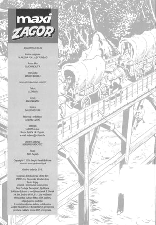 Zagor Ludens Maxi 26 - Nova Verybadova ludost