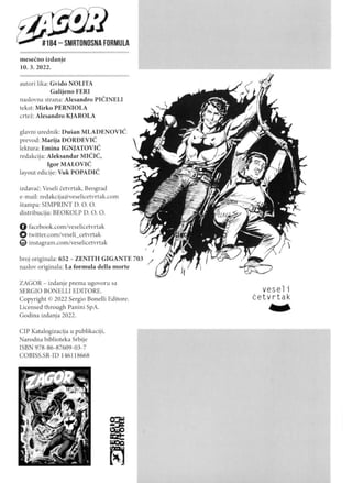 Strip Zagor VC 184 - Smrtonosna Formula.pdf