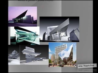 Painel - Projeto Museu - Referência Zaha Hadid