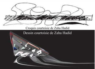 Croquis courtoisie de Zaha Hadid
Dessin courtoisie de Zaha Hadid
 