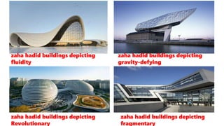 zaha hadid buildings depicting
fragmentary
zaha hadid buildings depicting
Revolutionary
zaha hadid buildings depicting
fluidity
zaha hadid buildings depicting
gravity-defying
 