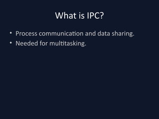 Comprehensive Overview of Inter Process Communication Using Pipes in ...