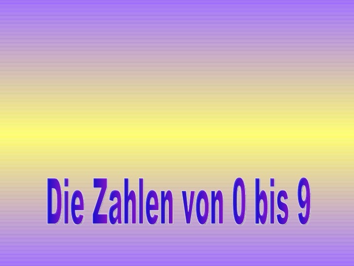 Zahlen