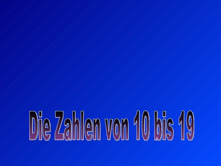Zahlen