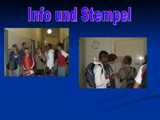 Info und Stempel 