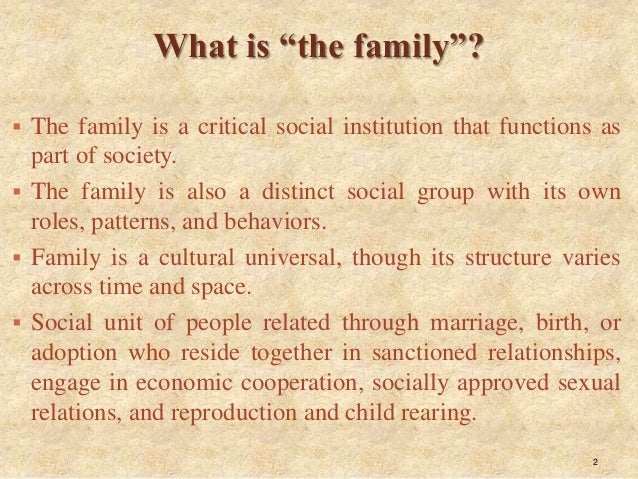 what is family