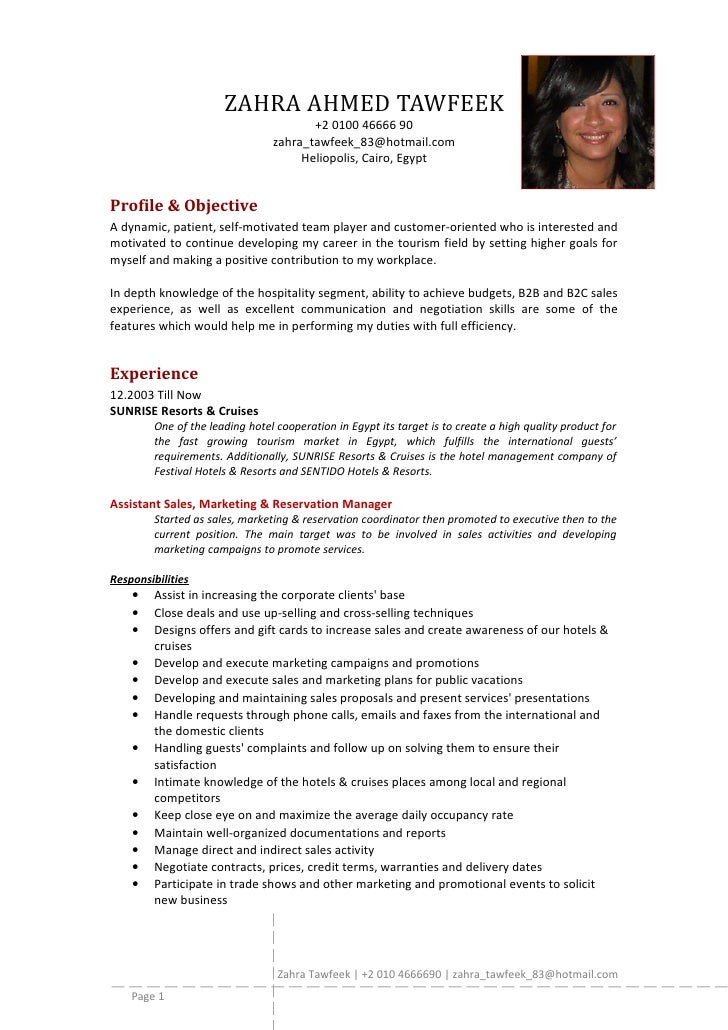 Zahra Tawfeek CV