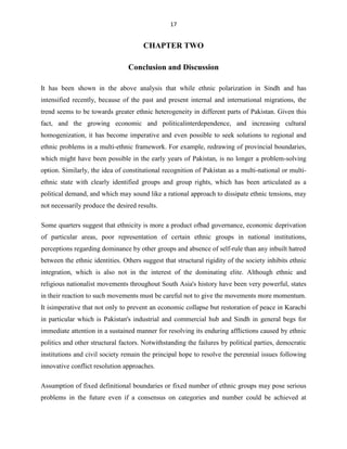 Ethnicity in Sindh A comprehensive View DOCX