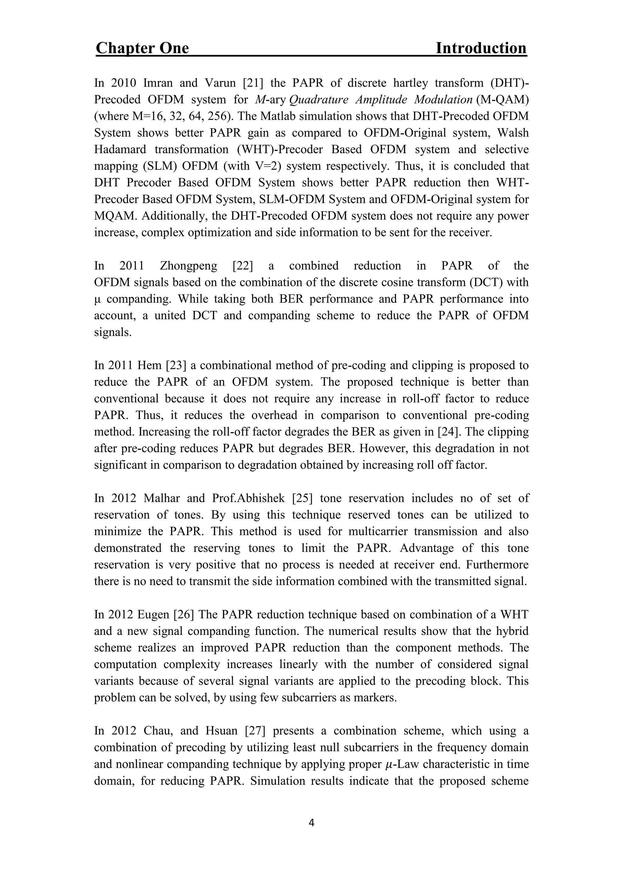 An Overview : Peak to Average Power Ratio (PAPR) in OFDM system using ...