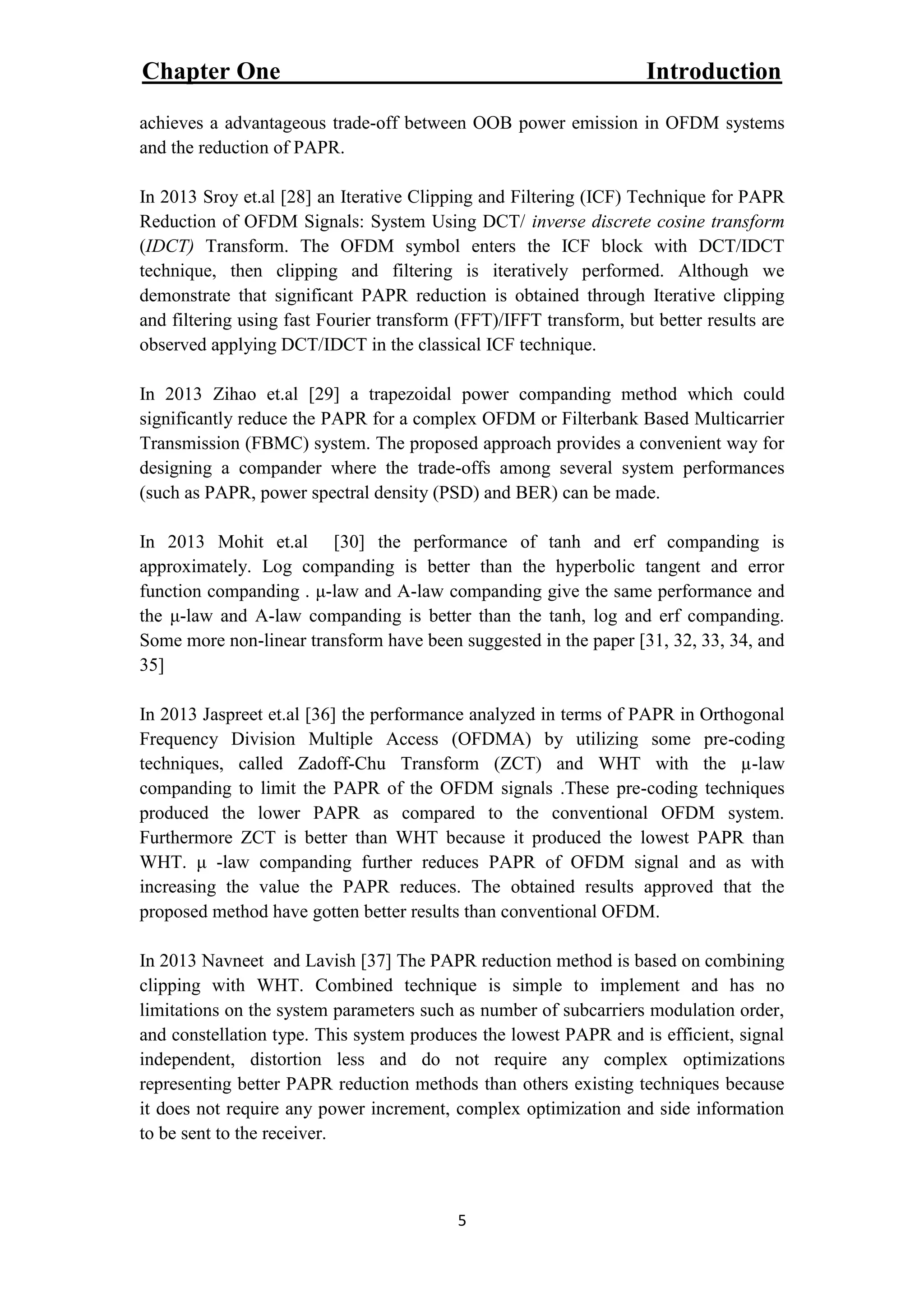 An Overview : Peak to Average Power Ratio (PAPR) in OFDM system using ...