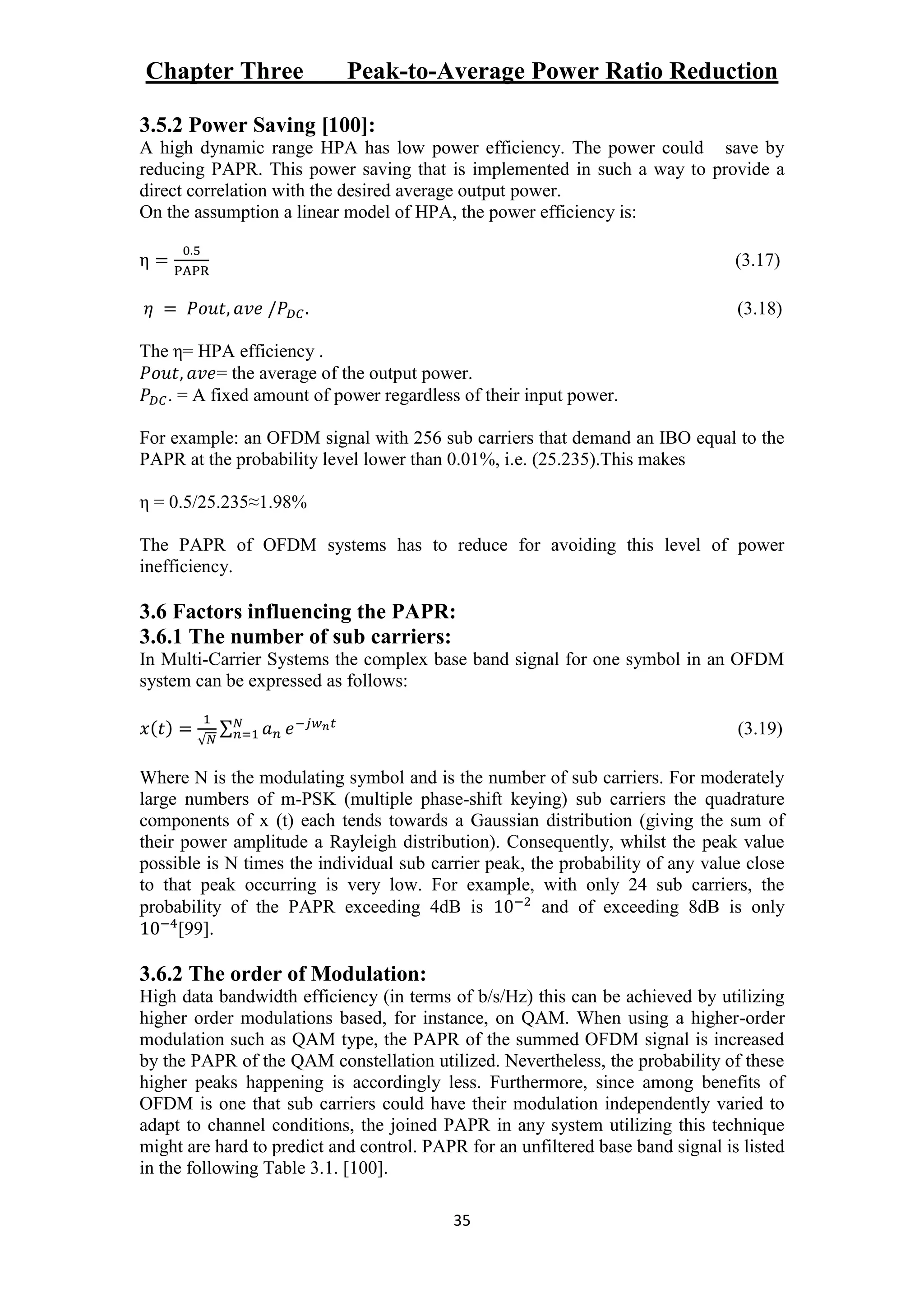 An Overview : Peak to Average Power Ratio (PAPR) in OFDM system using ...
