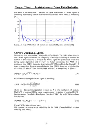 An Overview : Peak to Average Power Ratio (PAPR) in OFDM system using ...