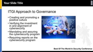 Best Of The World In Security Conference
Your Slide Title
 