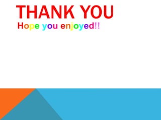 THANK YOU
Hope you enjoyed!!
 