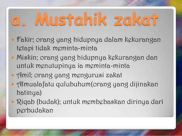 PAI BAB Zakat kelas 8