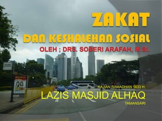 KAJIAN RAMADHAN 1433 H.
LAZIS MASJID ALHAQ
TAMANSARI
 