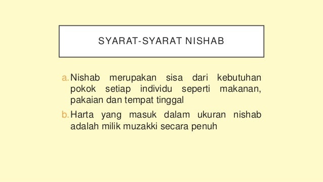 Ukuran Zakat Binatang Ternak - Soalan be