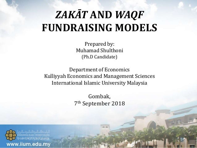 Zakat And Waqf Fundraising