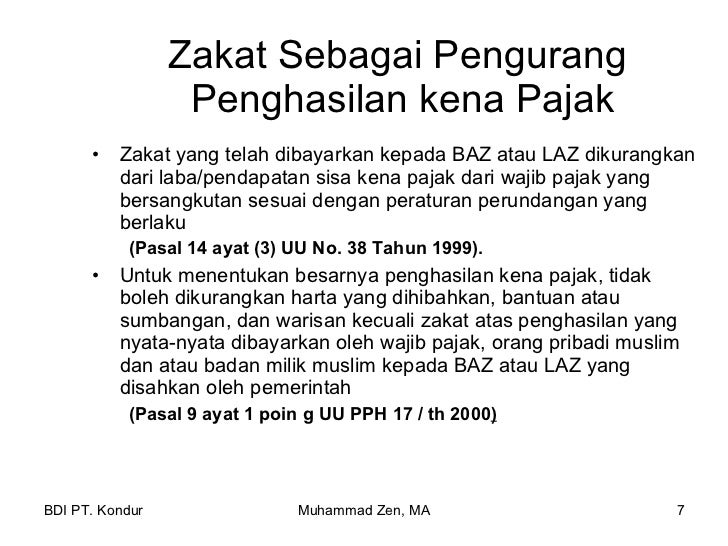 Zakat Dan Pajak