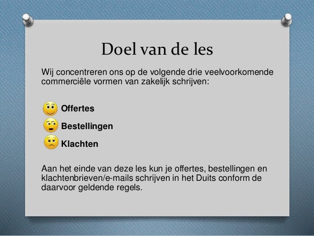 Zakelijk schrijven Duits