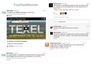 Voorbeeldtweets
 