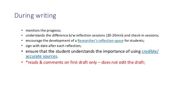 Extended essay supervisor comments example picture