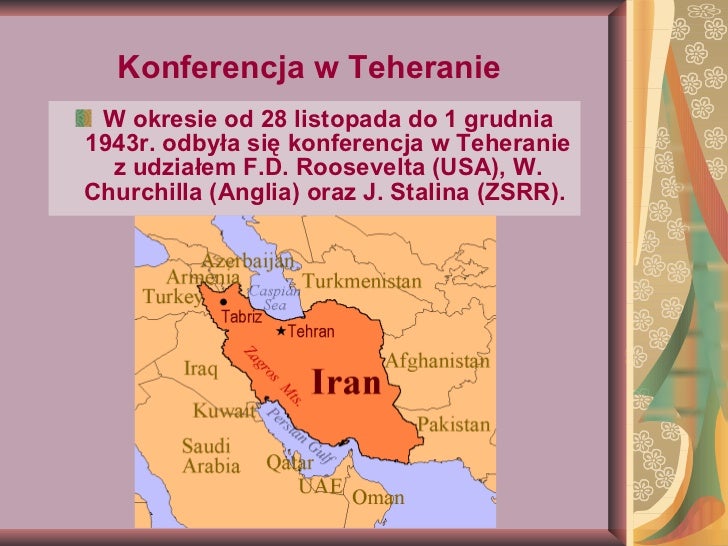 Zakończenie II wojny światowej - konferencje wielkiej trójki
