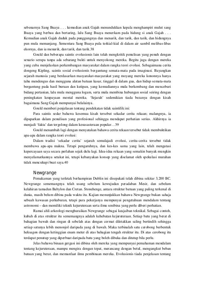 Zaman batu hanya satu pembohongan sejarah harun yahya