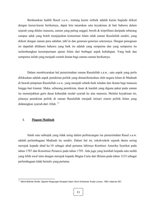 Zaman Pemerintahan Rasul s.a.w [Sejarah Peradaban Islam (EP 20723)] | DOCX