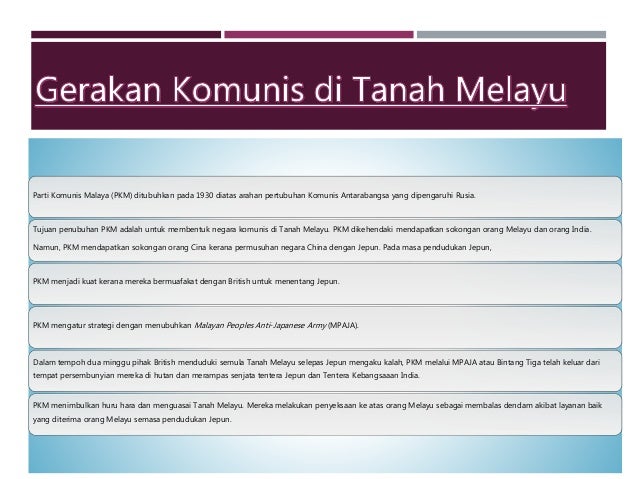 Zaman Penjajahan Tanah Melayu