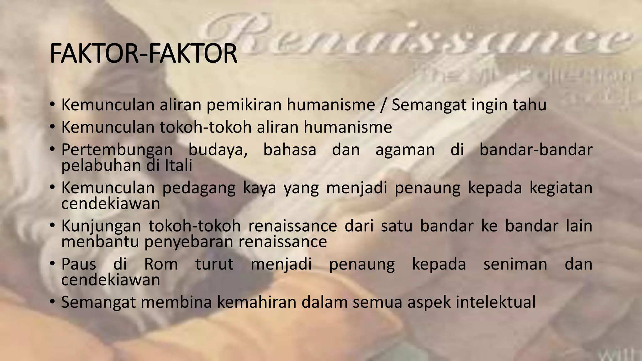 Zaman renaissance | PPTX