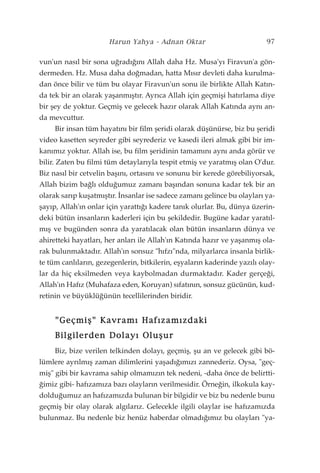 Zamansızlık ve kader gerçeği. turkish (türkçe)