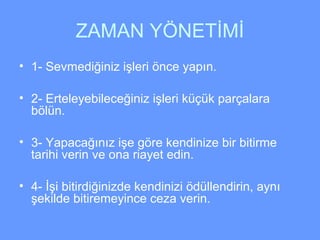 Zaman yonetimi | PPT