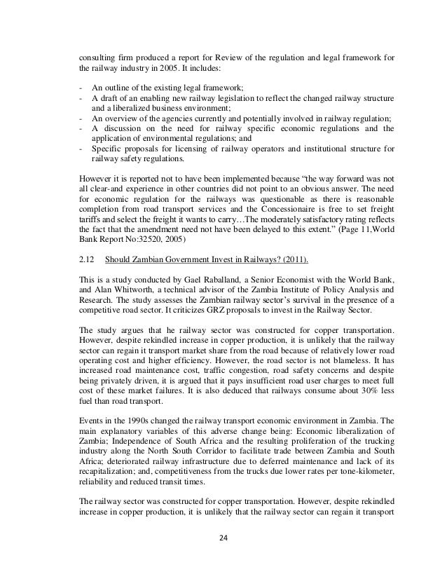 Thesis on zambia picture