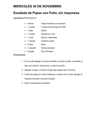 Z a menu de navidad 1