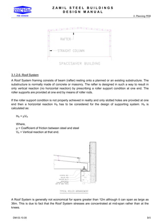 Peb Ridge Rafter Steel Structural Design Manual for Engineers | PDF