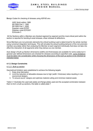 Steel Structural Design Manual for Engineers | PDF
