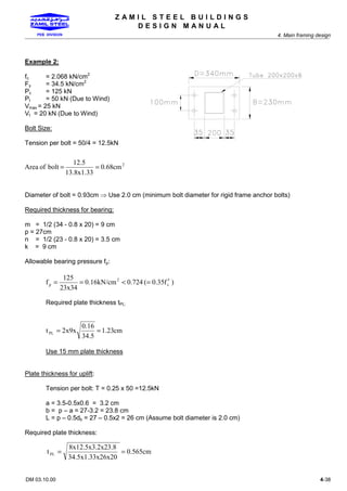 Steel Structural Design Manual for Engineers | PDF