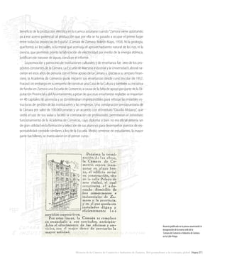 Historia de la Cámara de Comercio e Industria de Zamora. Del gremialismo a la economía global | Página 45 |
Planta del pri...