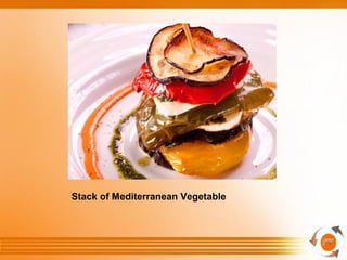 Stack of Mediterranean Vegetable
 