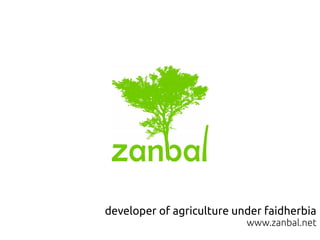 developer of agriculture under faidherbia
www.zanbal.net
 