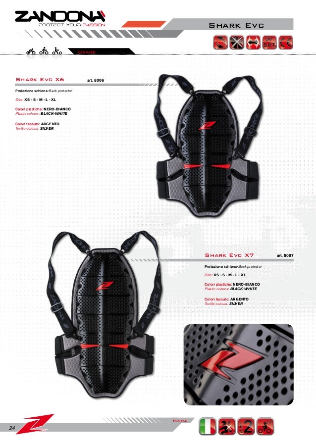 S Bianco Zandon/à Paraschiena Shield Evo X8