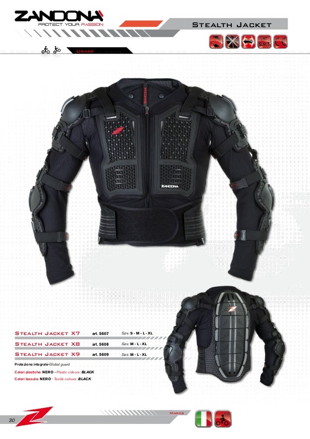 Nero Zandon/à Paraschiena Shield Evo X5 XL