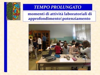 TEMPO PROLUNGATO
momenti di attività laboratoriali di
approfondimentopotenziamento
 